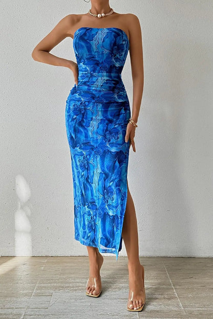 Mia Strapless Midi Dress